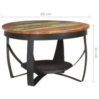 vidaXL Coffee Table 脴26.8