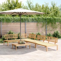 vidaXL 5 Piece Patio Pallet Sofa Set Solid Wood Acacia