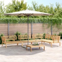 vidaXL 5 Piece Patio Pallet Sofa Set Solid Wood Acacia