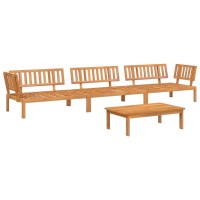 vidaXL 4 Piece Patio Pallet Sofa Set Solid Wood Acacia