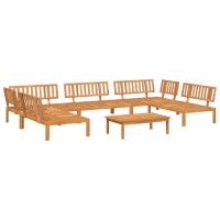 vidaXL 6 Piece Patio Pallet Sofa Set Solid Wood Acacia