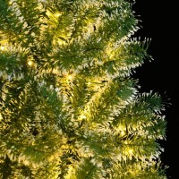 vidaXL Artificial Christmas Tree 150 LEDs & Flocked Snow 59.1