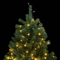 vidaXL Artificial Hinged Christmas Tree 300 LEDs 94.5