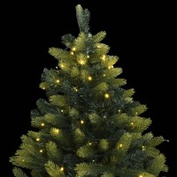 vidaXL Artificial Hinged Christmas Tree 300 LEDs 82.7