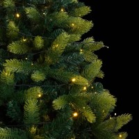 vidaXL Artificial Hinged Christmas Tree 300 LEDs 82.7