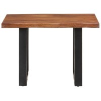 vidaXL Coffee Table with Live Edges 23.6