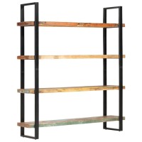 Vidaxl 4-Tier Bookcase 63X15.7X70.9 Solid Reclaimed Wood