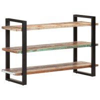 Vidaxl Sideboard With 3 Shelves 47.2X15.7X29.5 Solid Reclaimed Wood