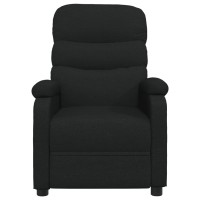 vidaXL Massage Recliner Black Fabric