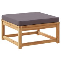 vidaXL 10 Piece Patio Lounge Set with Cushions Solid Wood Acacia