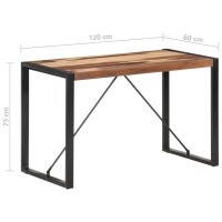 vidaXL Dining Table 47.2