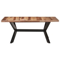Vidaxl Dining Table 70.9X35.4X29.5 Solid Wood With Honey Finish