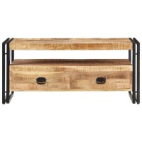 Vidaxl Coffee Table 39.4X21.7X17.7 Rough Mango Wood