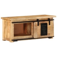 Vidaxl Tv Cabinet 35.4X13.8X15.7 Solid Mango Wood