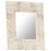 vidaXL Mirror White 19.7