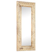 vidaXL Hand-Carved Mirror 43.3