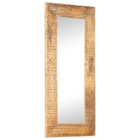 vidaXL Hand-Carved Mirror 43.3