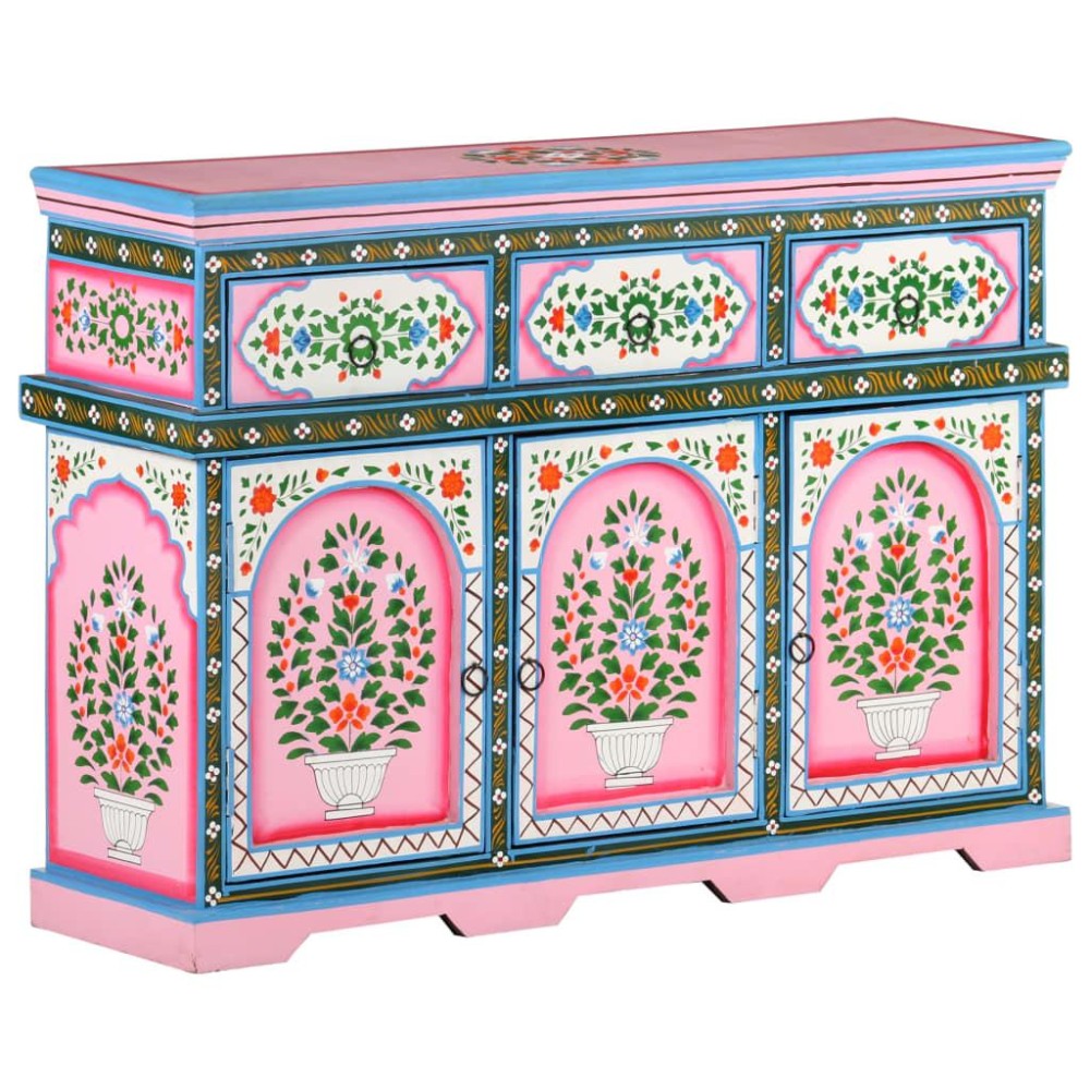 vidaXL Hand-Painted Sideboard Multicolor 43.3