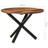 vidaXL Dining Table 39.4