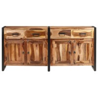 Vidaxl Sideboard 67.7X13.8X31.5 Solid Acacia Wood With Honey Finish