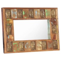 vidaXL Mirror with Buddha Cladding 31.5