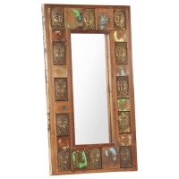 vidaXL Mirror with Buddha Cladding 19.7