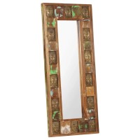 vidaXL Mirror with Buddha Cladding 19.7