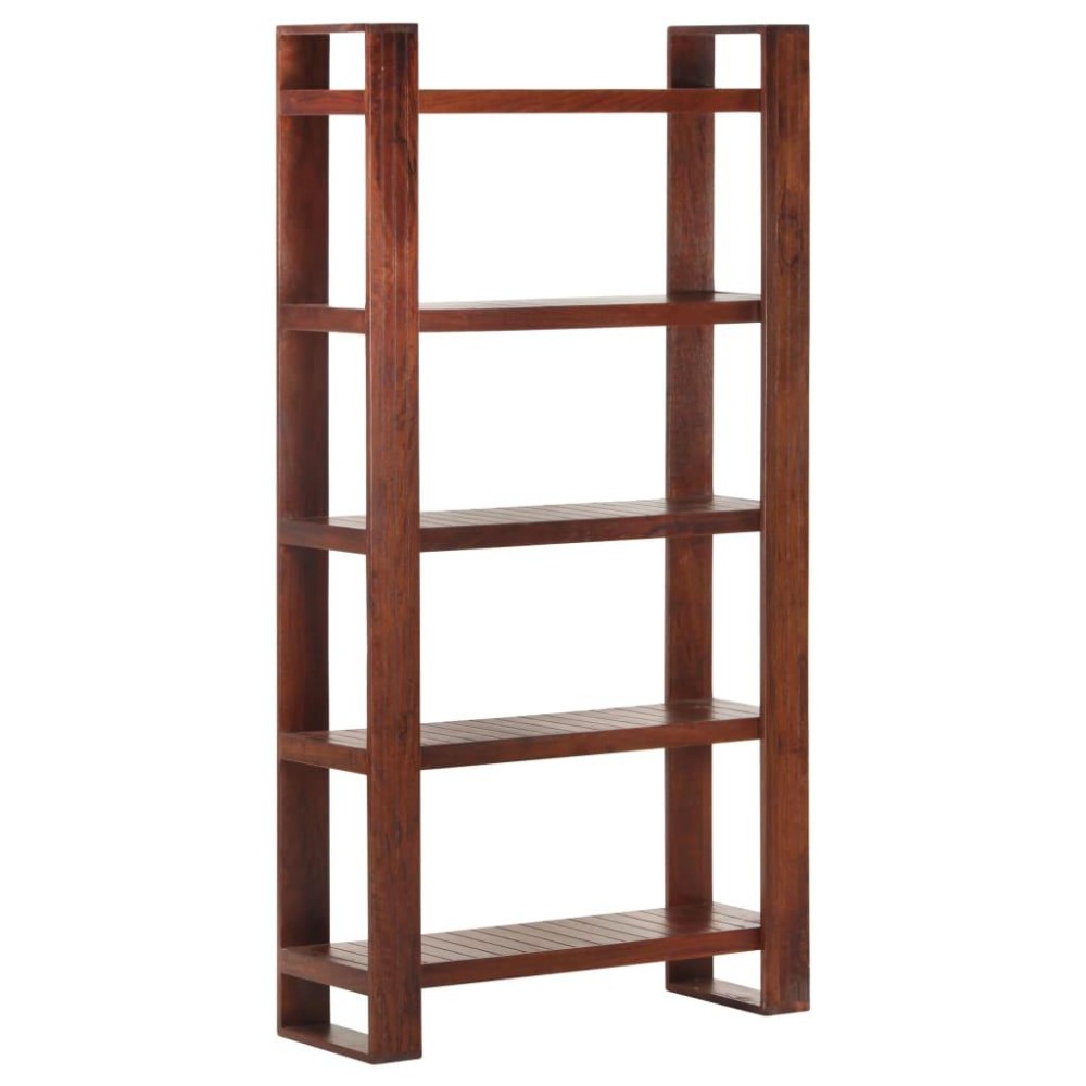 Vidaxl Book Cabinet Honey Brown 33.5X11.8X65.4 Solid Acacia Wood