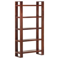 Vidaxl Book Cabinet Honey Brown 33.5X11.8X65.4 Solid Acacia Wood