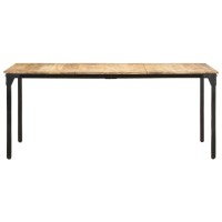 Vidaxl Dining Table 70.9X35.4X29.9 Rough Mango Wood