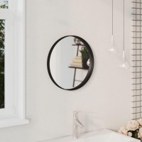 vidaXL Wall Mirror Black 15.7