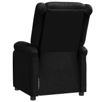 vidaXL Recliner Black Faux Leather