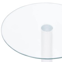 Vidaxl Coffee Table Transparent 15.7 Tempered Glass