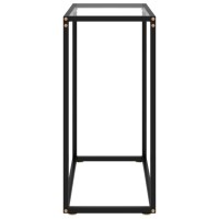 Vidaxl Console Table Transparent 23.6X13.8X29.5 Tempered Glass