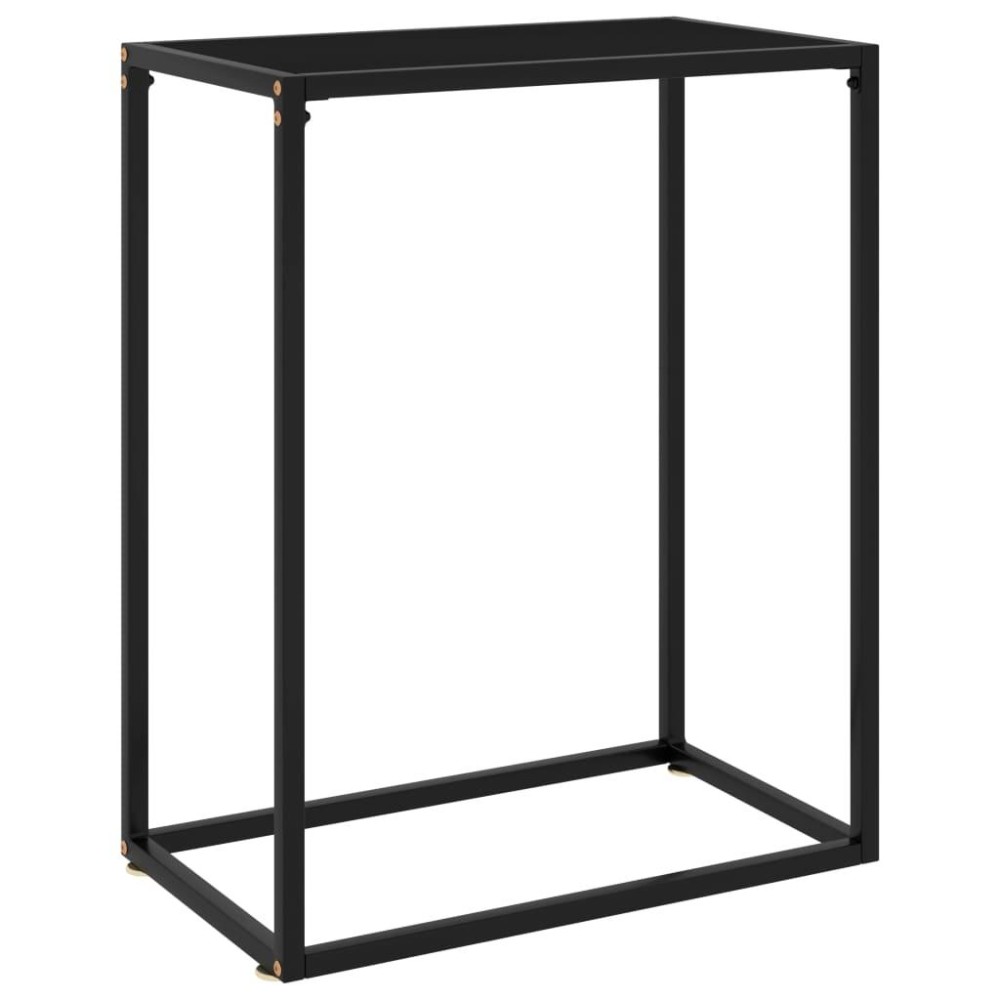 vidaXL Console Table Black 23.6