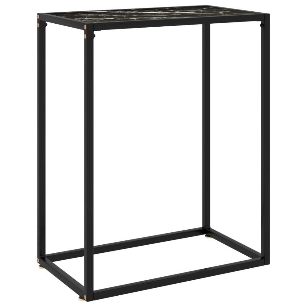 vidaXL Console Table Black 23.6