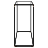 vidaXL Console Table Transparent 31.5