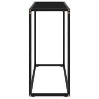 vidaXL Console Table Black 31.5