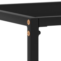 vidaXL Console Table Black 31.5