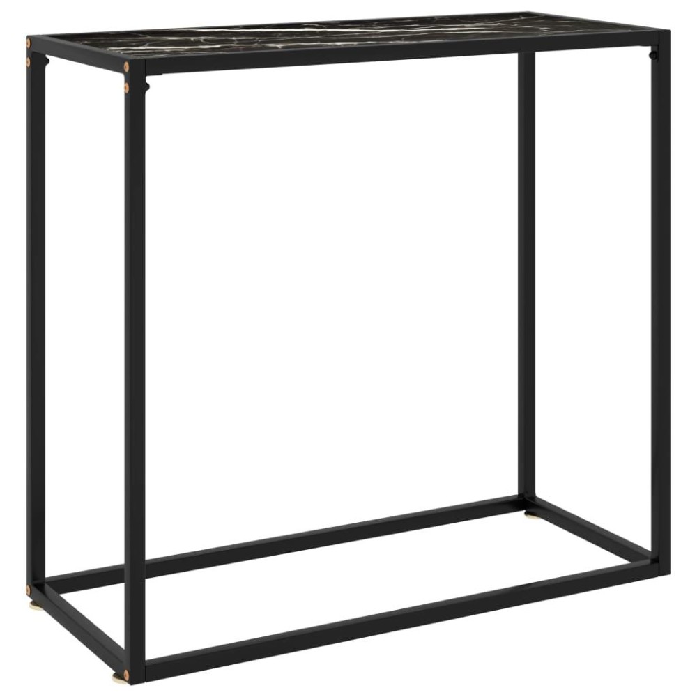 vidaXL Console Table Black 31.5