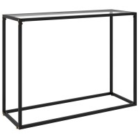 Vidaxl Console Table Transparent 39.4X13.8X29.5 Tempered Glass