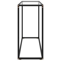 Vidaxl Console Table Transparent 39.4X13.8X29.5 Tempered Glass
