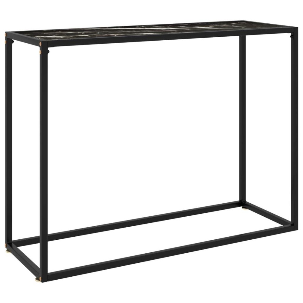 vidaXL Console Table Black 39.4