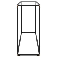 Vidaxl Console Table Transparent 47.2X13.8X29.5 Tempered Glass
