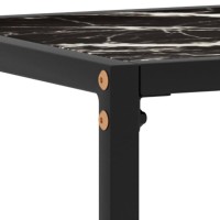 vidaXL Console Table Black 47.2