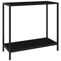 vidaXL Console Table Black 31.5