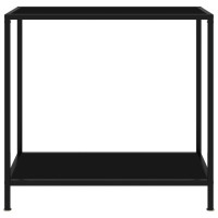 vidaXL Console Table Black 31.5