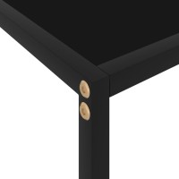 vidaXL Console Table Black 31.5