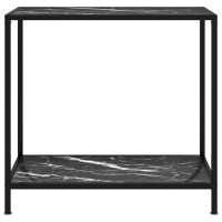 vidaXL Console Table Black 31.5