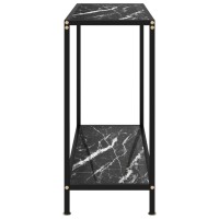 vidaXL Console Table Black 31.5